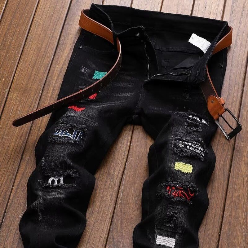 Streetwear Brand Jeans - Kore Moda Sokak Giyim Markası Yırtık