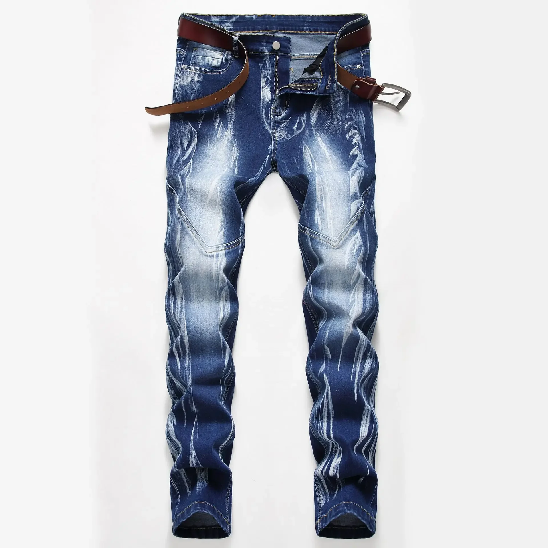 Moda Baskı erkek Esneklik Ince - Streetwear Brand Jeans incelemesi ve fiyatı